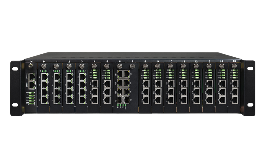 飛暢科技-多業(yè)務(wù)帶 物理隔離以太網(wǎng)（2U機(jī)框，19英寸， 1+1光備份）光端機(jī)