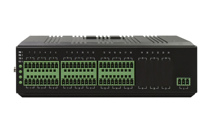 飛暢科技-工業(yè)軌式 16路RS485集線器 新