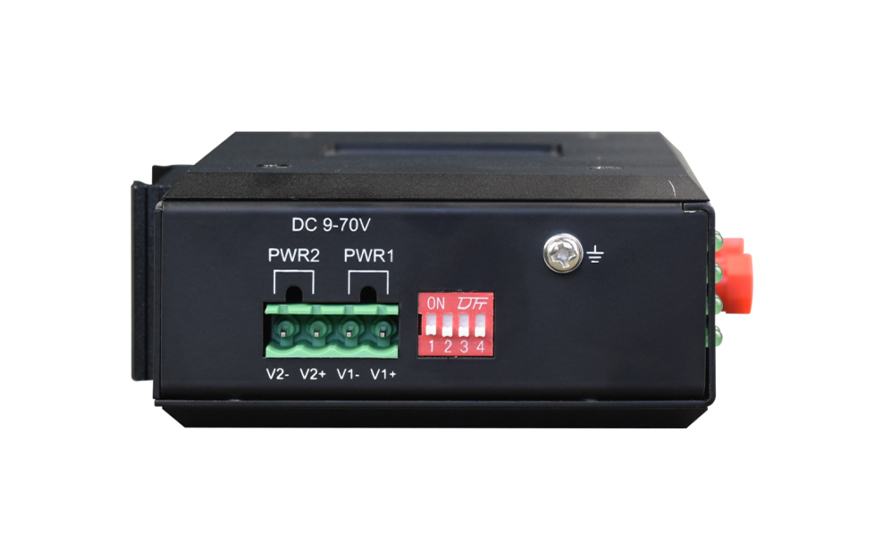 飛暢科技-工業(yè)軌式 4路模擬量+開(kāi)關(guān)量+串口 混合光端機(jī) （帶斷纖保持功能）